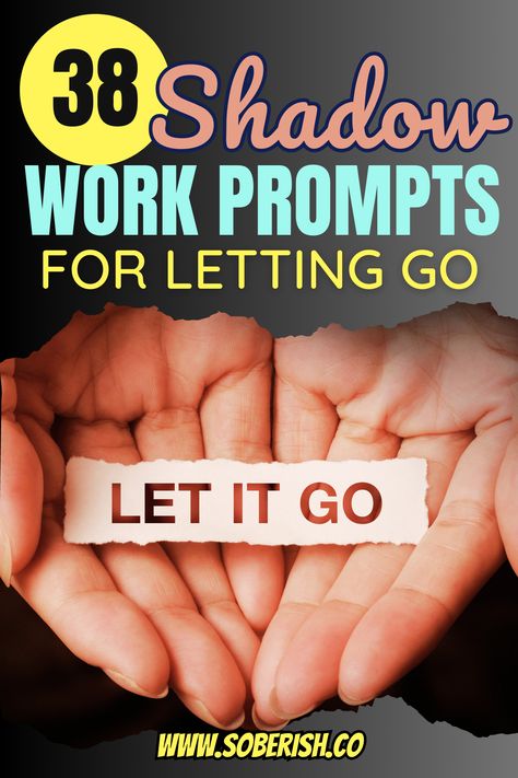 Journaling Prompts For Letting Go, Shadow Work Letting Go, Ego Shadow Work Prompts, Let Go Journal Prompts, How To Start Shadow Work Journal, Letting Go Journal Prompts, Shadow Journaling, Shadow Work Prompts, Shadow Work Journal Prompts