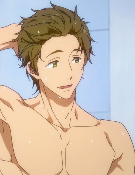 Free! Anime Makoto, Anime Green Hair, Free Makoto, Makoto Tachibana, Free Eternal Summer, Free Characters, Splash Free, Free Iwatobi Swim Club, Free Iwatobi