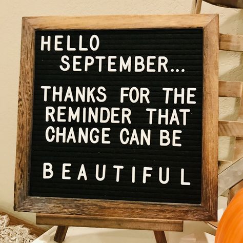 September Sayings For Letter Boards, September Message Board Quotes, September Letter Board Ideas, Fall Letterboard Quotes September, September Letterboard Quotes Funny, September Letter Board Quotes, Funny September Quotes, Fall Felt Board Quotes, September Letterboard