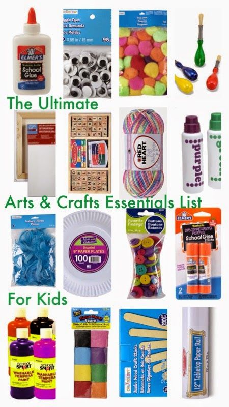 The Ultimate Arts & Crafts Essentials List for Children. Great reference for must-have art supplies for little kids! Red Hearts Art, Supply Closet, Hello April, Art And Craft Videos, Essentials List, Harry Potter Crafts, We Are The World, Fun Craft, Seashell Crafts