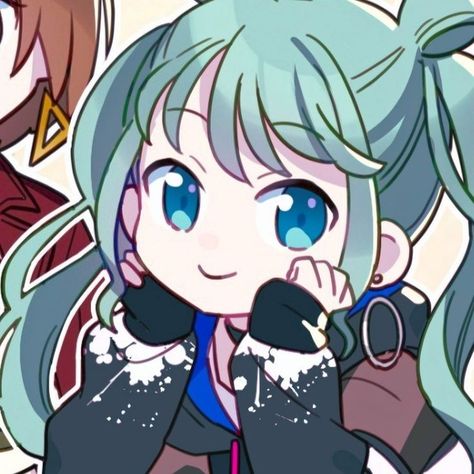 Matching Icons 3, Miku Hatsune Vocaloid, Vocaloid Characters, Beautiful Music, Project Sekai, Drawing Reference Poses, An Anime, Hatsune Miku, Matching Icons