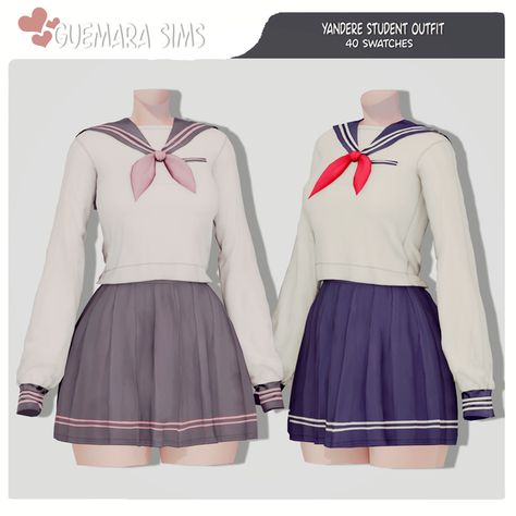 Yandere student and blood set (Public now!) | Patreon Sims 4 Cc Mha Uniform, Needy Streamer Overload Sims 4 Cc, Sims 4 Uniforms Cc, Sims 4 Japanese Uniform Cc, Ddlc Sims 4 Cc, Sims 4 Sailor Uniform, Sims Women Clothes, Sims 4 Cc Japanese School Uniform, Japanese Female Outfits