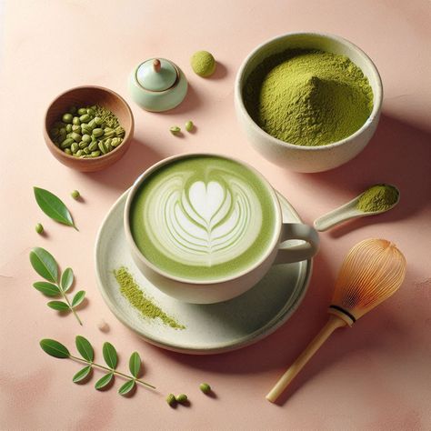 Transform your kitchen into a Zen café with our simple guide to making the perfect Matcha Tea Latte at home. 🍵✨ #MatchaMagic #HomeBarista #LatteLove” Matcha Photography, Matcha Pictures, Macha Latte, Matcha Tea Photography, Hot Matcha Latte, Matcha Latte Aesthetic, Matcha Design, Matcha Shake, Hot Matcha Aesthetic