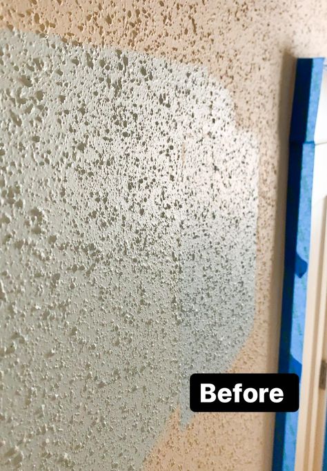 How To Remove Texture From Interior Walls - The Fox & She The Fox, Interior Walls, Make It, I Can, Fox, Paint, Texture, Wall, White