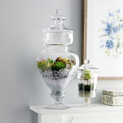 Crystal vase decor