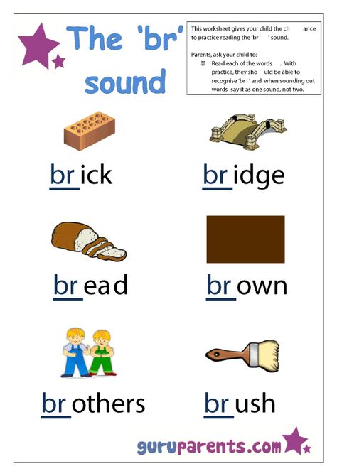 Br blend: looks like some formatting issues and non-US spellings, but the idea is great! Br Words Worksheet, Br Words, Br Blends Worksheet, Synonym Activities, Consonant Blends Activities, Sounds Worksheet, Ch Sound, 2nd Grade Reading Worksheets, English Sounds