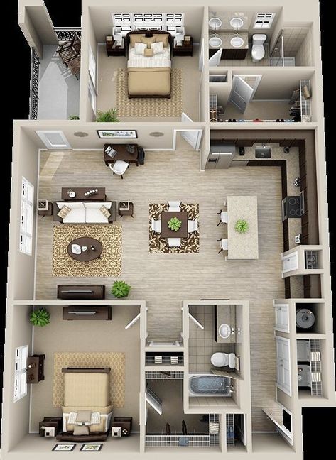 A on Twitter: "Floor plan design for medium houses… " बेडरूम डिजाइन, Case Minecraft, 3d House Plans, Closet Aesthetic, Design Bed, Apartment Floor Plan, Apartment Floor Plans, Closet Room, Sims House Plans