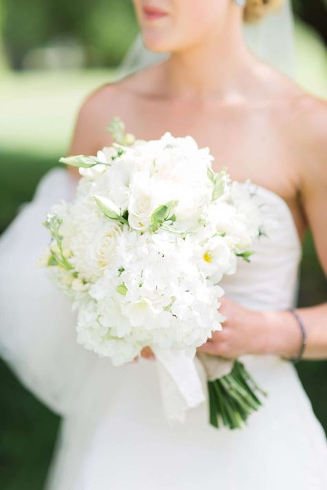 hydrangea bouquets j harper photography Bridal Flower Arrangements, White Hydrangea Bouquet, White Hydrangea Wedding, Hydrangea Bouquets, Hydrangea Bridal Bouquet, Small Wedding Bouquets, Hydrangea Bouquet Wedding, Wedding Flowers Hydrangea, Lush Wedding