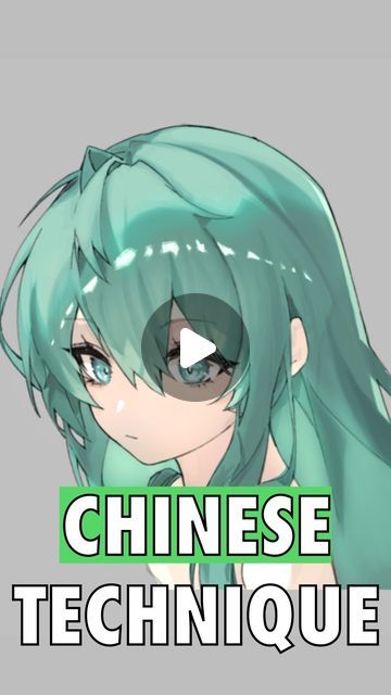 Kraymer Art on Instagram: "How to *actually* paint hair using the secret Chinese technique . . . #arttutorial #art #painting #hairtutorial #digitalart #drawing #paint #howto #hair #howtopaint #animehair #anime #animeart #animetutorial #digitalpainting #procreate" Xiaohuanshu Art Tutorial, Anime Hair Painting Tutorial, Xiaohongshu Art Tutorial Hair, Xiaohongshu Digital Art Tutorial, Xiaongshu Art Tutorial, Xiaohongshu Drawing Tutorial, Xiaohongshu Tutorial, Chinese Art Tutorial, Hair Tutorial Drawing Digital