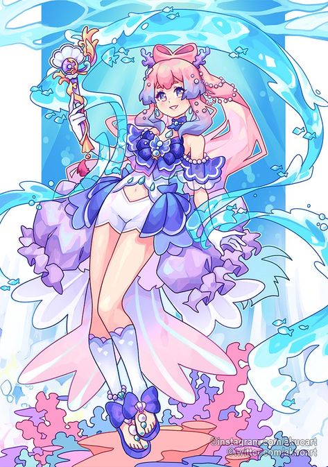 Magical Girl Outfit, Magical Boy, Pixel Art Tutorial, Gorgeous Art, Drawing Reference Poses, Magical Girl, Character Design Inspiration, Drawing Inspiration, Drawing Reference