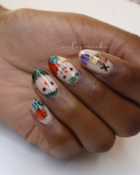 These scarecrows won’t scare anything away but at least they’re cute🐦‍⬛ . . #nails #nailusa #nailart #naildesign #nailsofInstagram #naildesigns #nailsoftheday #naildesignsideas #acrylic #acrylicnails #raleigh #durham #raleighnails #trend #trendynails #nailinspo #fallnails #summernails #funnails #colorfulnails #raleighnailtech #fallnails #halloweenails Scarecrows Nails, Scarecrow Nails, Scarecrow, Nail Tech, Trendy Nails, Durham, Fun Nails, Cute Nails, Nail Inspo