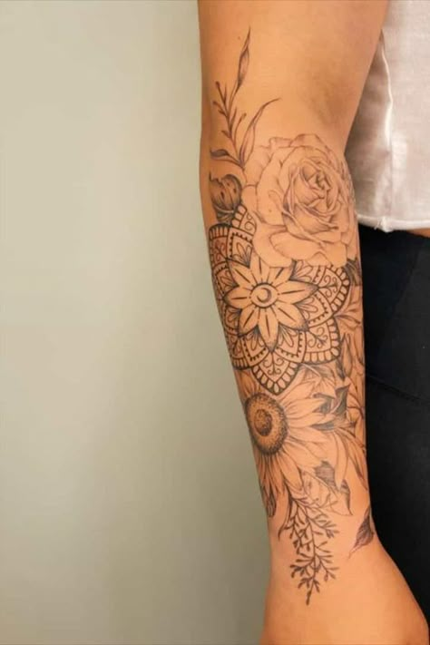 45+ Outstanding Half Sleeve Tattoos for Women #tattooideas #tattooideasforgirls #tattooideasforguys #womenstattoo #tattoodesign #tattoostyle Half Sleeve Woman Tattoo Classy, Partial Sleeve Tattoo Women Shoulder, Dainty Womens Sleeve Tattoo, Femine Tattoo Half Sleeve, Ratio Sleeve Women, Women Half Sleeve Tattoo Classy Forearm, Classy Half Sleeve Tattoos For Women, Delicate Sleeve Tattoo For Women Forearm, Delicate Half Sleeve Tattoos For Women