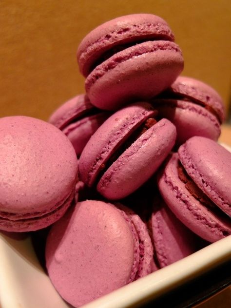 Violet Recipes, Chocolate Board, Almond Meal, Grape Jelly, Everything Purple, Macaron Recipe, Local Produce, Almond Recipes, Chocolate Ganache