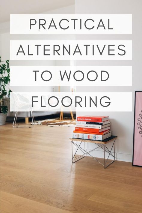 Like the look of wood flooring, but not the hassle of taking care of it? Check out these practical alternatives to wood flooring. #interiors #growingfamily Hardwood Floor Alternatives, Wood Flooring Ideas, Alternative Flooring, Oak Wood Floors, Wood Effect Tiles, Interiors Inspiration, Solid Wood Flooring, Best Flooring, Flooring Ideas