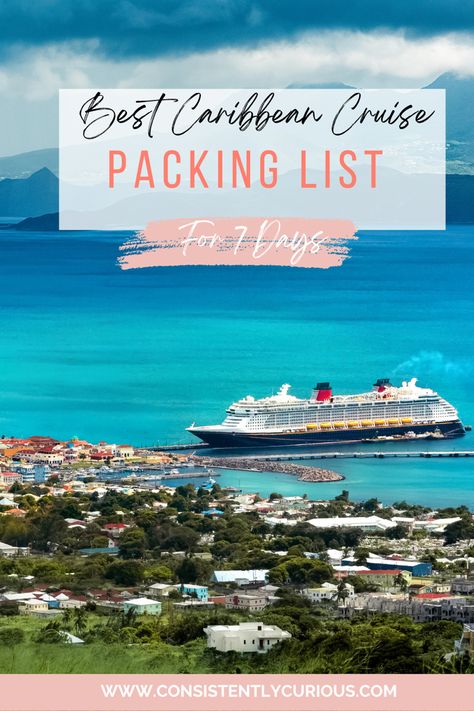 Free printable cruise packing list Caribbean Cruise Packing List, Cruise Packing List Caribbean, Caribbean Cruise Packing, Cruise Packing List, Cruise Packing, Ultimate Packing List, Packing List For Cruise, Packing For A Cruise, Family Travel Destinations