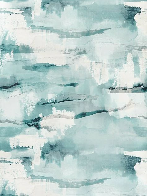 Teal Abstract Wallpaper, Wallpaper Teal, Wallpaper Bedroom Feature Wall, Wattpad Background, Fabric Paint Diy, App Background, Teal Wallpaper, Teal Background, Blue Colour Palette