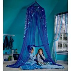 Elsa Room Ideas Bedrooms, Blue Girls Rooms, Bedroom Atmosphere, Small Baby Room, Hideaway Bed, Girls Bed, Girl Bedrooms, Teen Girl Bedroom, Creative Bedroom