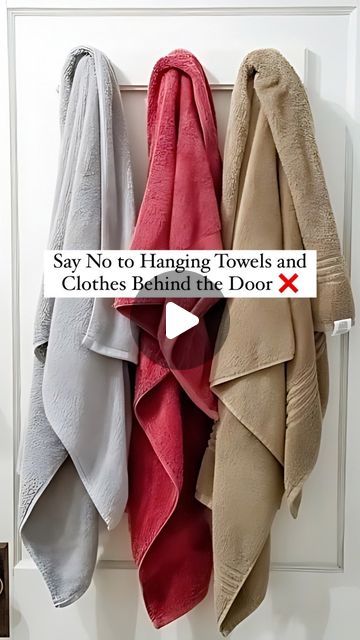 Washroom Door Ideas, Bathroom Clothes Hanging Ideas, Behind Door Storage Ideas, Washrooms Designs, Trending Bathroom Designs, Washroom Door Design, Wet Towel Hanging Ideas, How To Hang Towels In Bathroom, Master Washroom