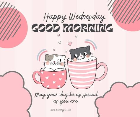 Wednesday is a great day to have gratitude for all the blessings in your life. Happy Wednesday, Gratitude, Good Morning