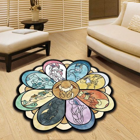 Gaming Basement, Pokemon Bedroom, Pokemon Decor, Pokemon Room, Pokemon Dolls, Carpets For Kids, Eevee Evolutions, Pokemon Special, Pokemon Eevee