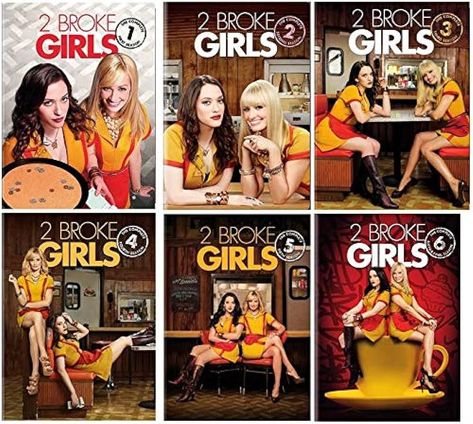 Amazon.com: 2 Broke Girls: The Complete Series Seasons 1 - 6 DVD : Everything Else 2 Broke Girl, Girls Tv Series, 2 Broke Girls, Kat Dennings, Girl Movies, 2 Girl, Cartoon Movies, Big Bang Theory, Girl Wallpaper