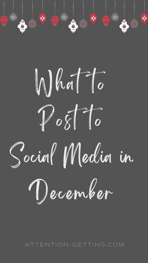 December Social Media Content, Holiday Social Media Posts, Social Media Post Ideas, Holiday Engagement, December Quotes, Facebook Content, Engagement Posts, Social Media Content Calendar, Social Media Marketing Plan