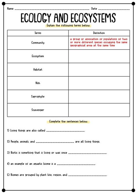 Explore the wonders of cells with our engaging science worksheets. Unleash your curiosity now! #ScienceWorksheets #AllCells #STEMLearning #scienceworksheetsall Ecosystem Worksheets, Ecology Notes, Scientific Method Worksheet, Homeschool Nature, Cells Worksheet, Homeschool Nature Study, Biology Worksheet, 7th Grade Science, 8th Grade Science