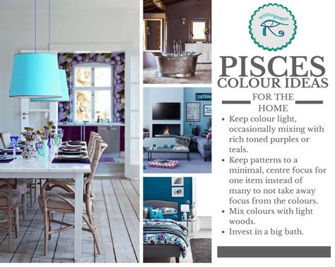 Pisces Color, At Home Decor, Big Baths, Pisces Love, Hosting Dinner, Host Dinner Party, Pisces Woman, Corner Lamp, Pisces Zodiac