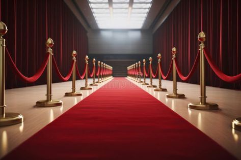 Red event carpet with rope barrier. Concept of success and triumph. Generative AI royalty free stock photos Rope Barrier, Celebrity Event, Vector Poster, Madoka Magica, Free Stock Photos, Stock Illustration, Royalty Free Stock Photos, Royalty, Royalty Free