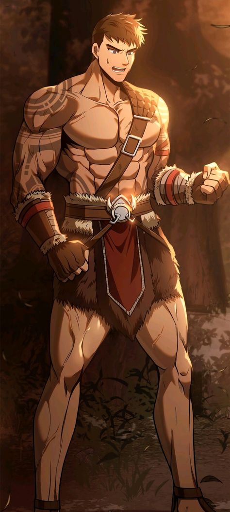 Bjorn Surviving The Game as a Barbarian Barbarian Character Design Male, New Manhwa, Barbarian Dnd, Ben 10 Comics, Cartoon Love Photo, Steven Universe Comic, Anime Guys Shirtless, D&d Dungeons And Dragons, Anime Dad