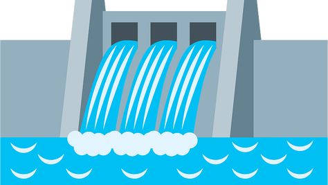 Water Dam Drawing, Dam Drawing, Water Engineering, Three Gorges Dam, Art Competition Ideas, Water Dam, Water Pictures, Free Clipart Images, Water Drawing