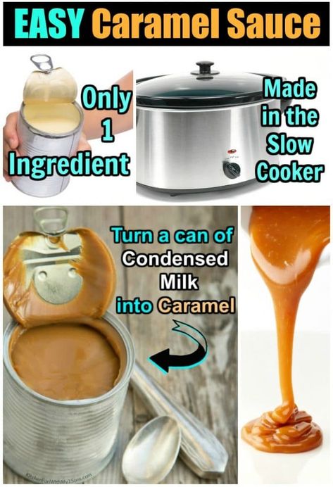 Cooked Condensed Milk, Canned Condensed Milk Caramel, Carmel From Sweetened Condensed Milk Crockpot, Carmel Out Of Condensed Milk, Caramel Pie Condensed Milk Crock Pot, Making Carmel From Sweetened Condensed Milk, Carmel In Crockpot Condensed Milk, Slow Cooker Condensed Milk Caramel, Crock Pot Caramel Sauce