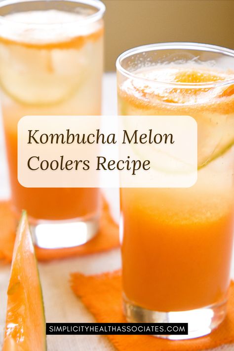 Try these kombucha melon coolers for a refreshing drink in the warm weather. Also, enjoy the probiotic benefits of kombucha which has lots of goodness for your tummy! #kombucha #meloncooler Benefits Of Kombucha, Ginger Kombucha, Kombucha Benefits, Mint Drink, Probiotic Benefits, Naturopathic Doctor, Fresh Mint Leaves, Fresh Mint, Mint Leaves