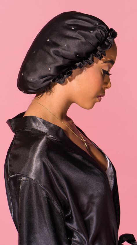 Bonnet Packaging Ideas, Silk Hair Bonnets, Baby Boy Hairstyles, Diy Hair Scrunchies, Silk Bonnet, Satin Bonnet, Hair Bonnet, Pin Curls