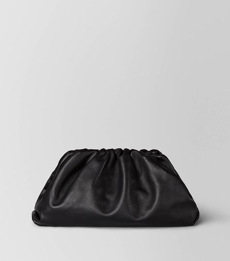 Bottega Pouch, Bottega Veneta The Pouch, Ring Logo, Oversized Clutch, Buy Bags, Square Toe Heels, Leather Card Case, Black Clutch, Fashion Night