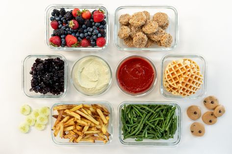 Toddler Meal Prep ( with free download) - Healthnut Nutrition Toddler Meal Prep, Healthnut Nutrition, Toddler Friendly Meals, Sugar Free Ketchup, Tart Cherry Juice, Homemade Meals, Cookie Dough Bites, Kids Meal Plan, Cherry Juice