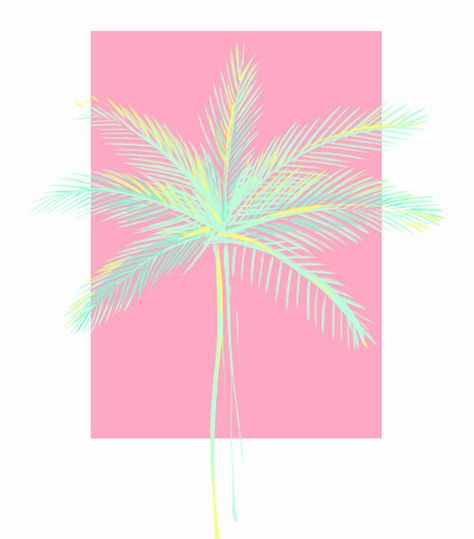 Pastel Palm Trees, Florida Illustration Art, Palmtrees Illustration, Pink Art Wallpaper, Palms Illustration, Miami Illustration, Palm Trees Illustration, Palm Illustration, Palm Trees Art