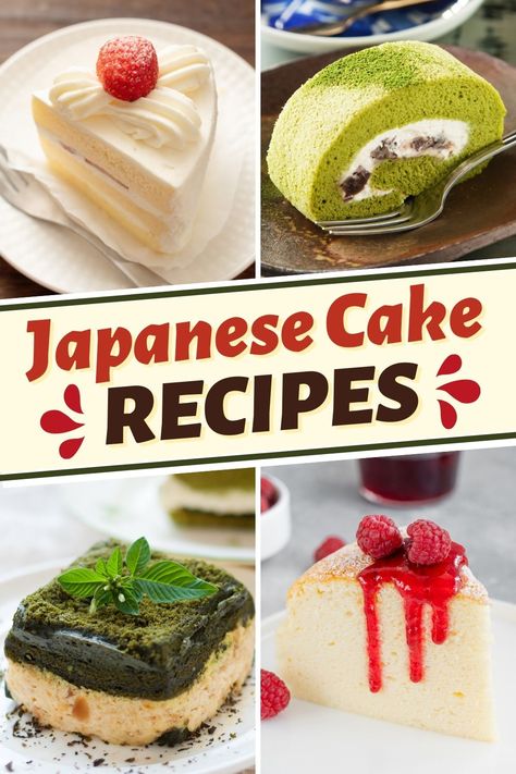 One of the most famous Japanese cake recipes is the cotton cheesecake. But between matcha rolls and strawberry cakes, there's so much more to explore. Japanese Cake Recipe, Japanese Dessert Recipes, Asian Cake, Japanese Cake, Easy Japanese Recipes, Layer Cake Recipes, Japanese Dessert, Japanese Cooking, Asian Desserts