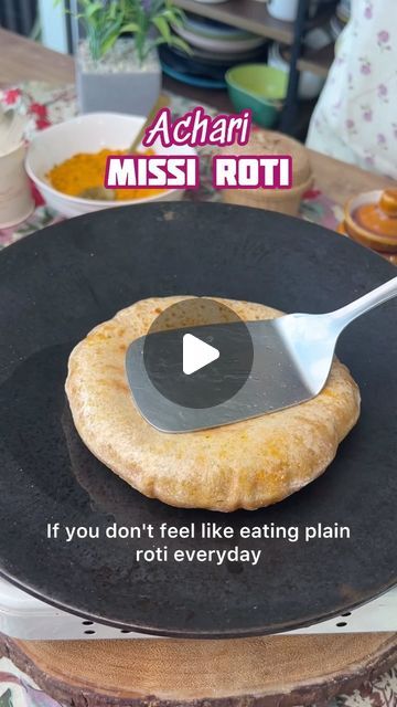 Missi Roti Recipe, Bajra Roti, Kasoori Methi, Top Cook, Kalonji Seeds, Missi Roti, Kala Namak, Indian Breads, Roti Recipe