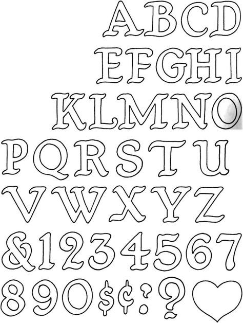 Numbers Stencil 758 Letter Stencils Printables, Stencil Lettering, Cut Out Letters, Scroll Saw Patterns Free, Scroll Saw Projects, Graffiti Lettering Fonts, Alphabet Stencils, Tattoo Lettering Fonts, Woodworking Patterns