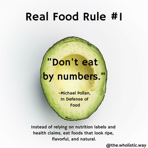 In Defense Of Food, Mind Health, Michael Pollan, Registered Dietitian Nutritionist, Food Rules, Food Info, Health Guide, Nutrition Labels, Eat Real Food