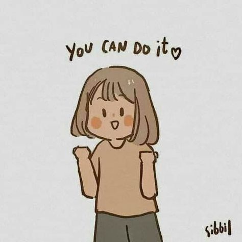 You can Study Motivation Drawing, Study Pictures, Cute Inspirational Quotes, Cute Wallpaper For Phone, Cute Little Drawings, Kawaii Wallpaper, Girls Cartoon Art, Coraline, Cute Doodles