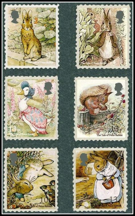 beatrix potter Beatrix Potter Illustrations, Beatrice Potter, طوابع بريد, Peter Rabbit And Friends, 동화 삽화, Marjolein Bastin, Potter Art, Beatrix Potter, Peter Rabbit