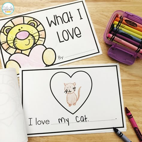 Valentine Literacy Activities, Valentines Writing Activities, Kindergarten Valentines Day, Kindergarten Valentine Crafts, Natalie Lynn, February Kindergarten, Valentines Writing, Preschool Valentines Activities, Crafts For Kindergarten