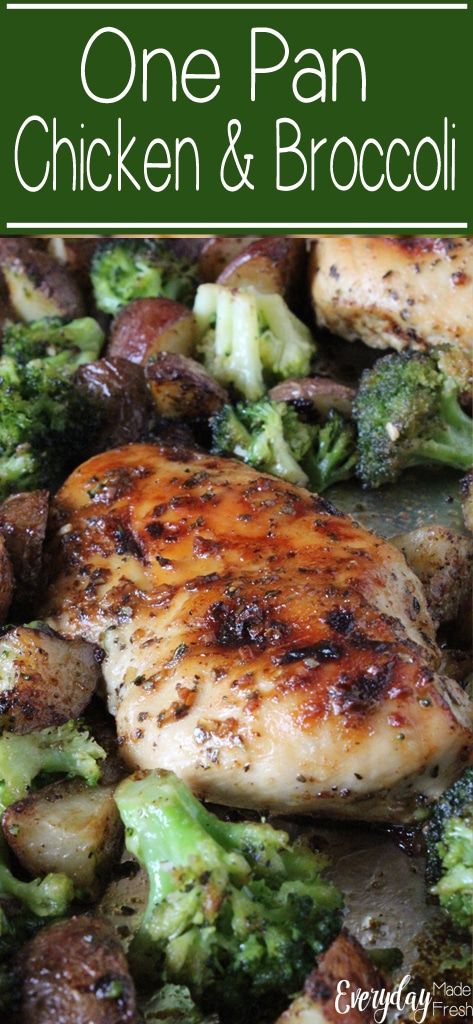 One Pan Chicken And Broccoli, Couscous Chicken, Pan Chicken Breast, Crispy Broccoli, Broccoli And Potatoes, Broccoli Bake, One Pan Dinner, One Pan Chicken, Chicken And Broccoli