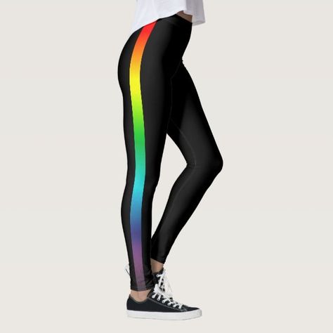 c5cc17e395d3049b03e0f1ccebb02b4ddesc52627119ri Lgbtq Outfit, Symbol For Good Luck, Pride Clothes, All Over Color, Striped Knee High Socks, Gothic Leggings, High Waist Sports Leggings, Pride Stuff, Elastic Leggings