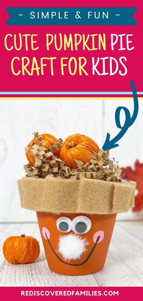 Need a simple Thanksgiving craft for kids? Try our cute clay pot pumpkin pie craft. Use supplies you have at home or from the Dollar Tree. It is a fun Thanksgiving Activity for home, school, or youth groups. We'll take you step by step through the process. Dollar Tree Thanksgiving Crafts For Kids | Thanksgiving Crafts For Kids | Terracotta Thanksgiving Crafts Dollar Tree Thanksgiving Crafts, Crafts For Kids Thanksgiving, Pumpkin Pie Craft, Dollar Tree Thanksgiving, Kids Thanksgiving Crafts, Tree Thanksgiving, Pie Craft, Simple Thanksgiving, Thanksgiving Activity