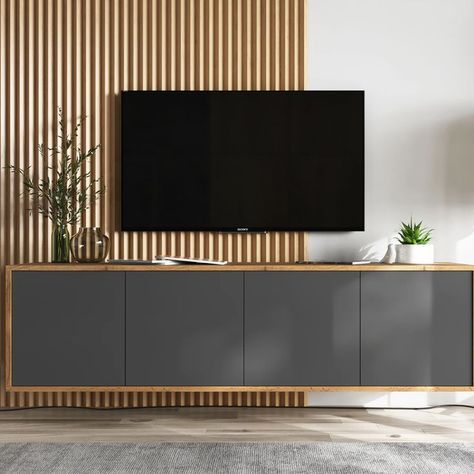 Lcd Panel Design, Modern Tv Room, Tv Cabinet Design, Living Room Tv Unit, Tv Wall Design, Living Room Design Decor, Style Deco, Home Design Living Room, Living Room Tv Wall