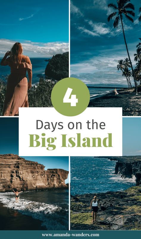 Big Island Itinerary, Maui Itinerary, Green Sand Beach, Hawaii Itinerary, Hawaii Things To Do, Hawaii Travel Guide, Volcano National Park, The Big Island, Tropical Destinations