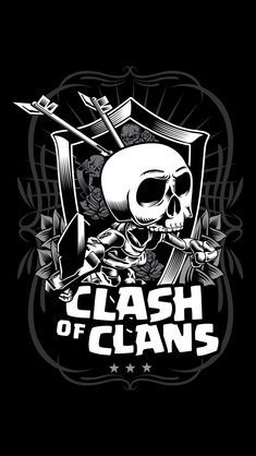 Wallpaper Coc, Clash Royale Drawings, Clash Of Clans Logo, Clash Of Clans Troops, Clash Of Clash, Clas Of Clan, Clash Royale Wallpaper, Clash Of Clans Game, Punk Wallpaper